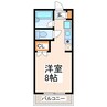 ハウベスト壱番館上熊本 1Rの間取り