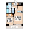 アップリッチ本荘 1LDKの間取り