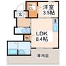 Rikgrande 1LDKの間取り