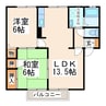 エクレール・アイ 2LDKの間取り
