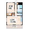 ルミナス 1LDKの間取り