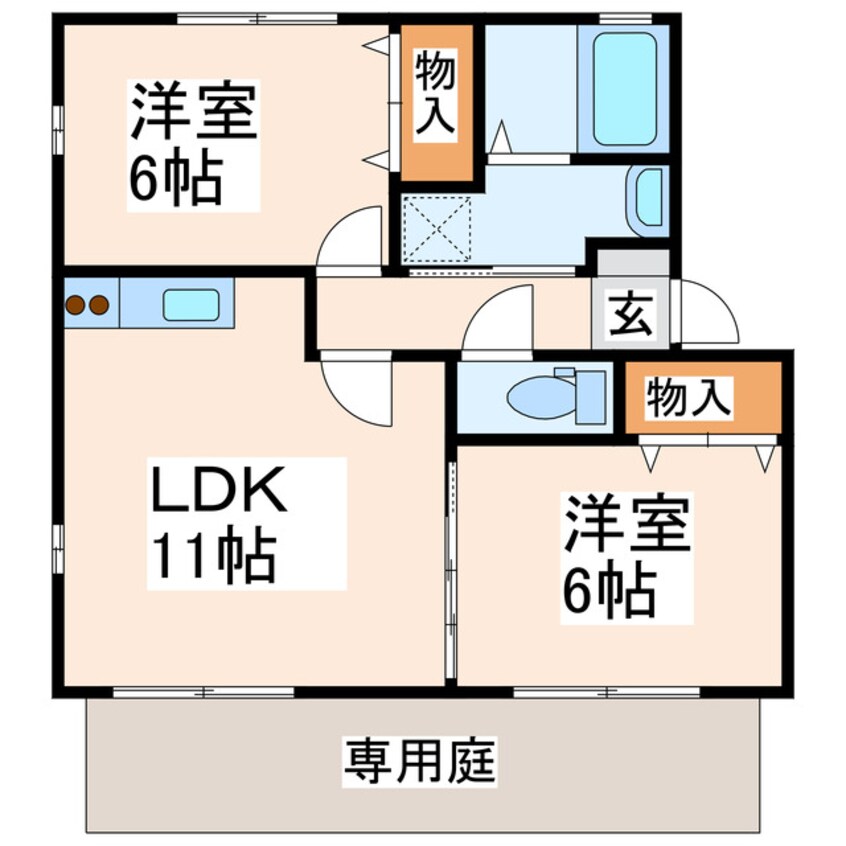 間取図 カトルカーサ