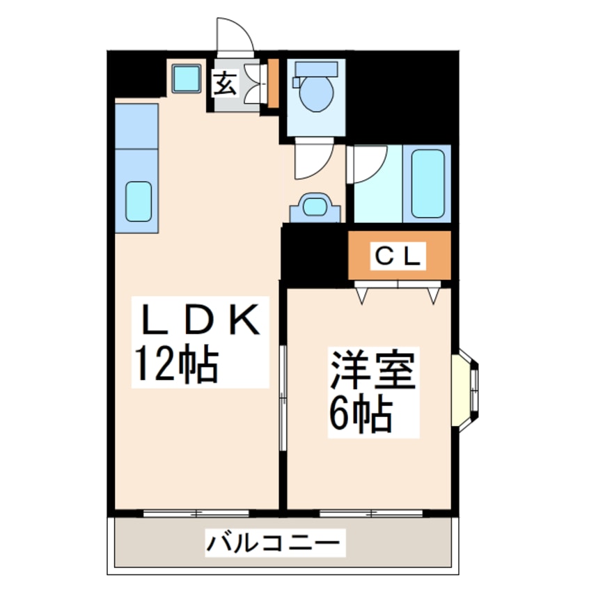 間取図 プレジデント島崎