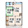 松尾大観マンション 3LDKの間取り