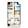 フェリーチェ九品寺 1LDKの間取り