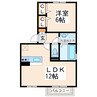 ピソラフィネ 1LDKの間取り