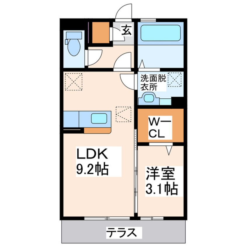 間取図 アザックけやき通り