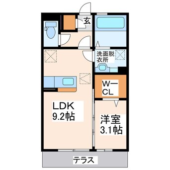 間取図 アザックけやき通り