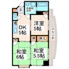 甲斐ビル 3DKの間取り