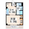 ハウル桜町 1DKの間取り