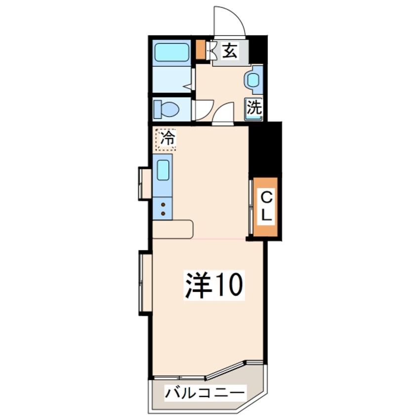 間取図 シハラマンションＢビルド