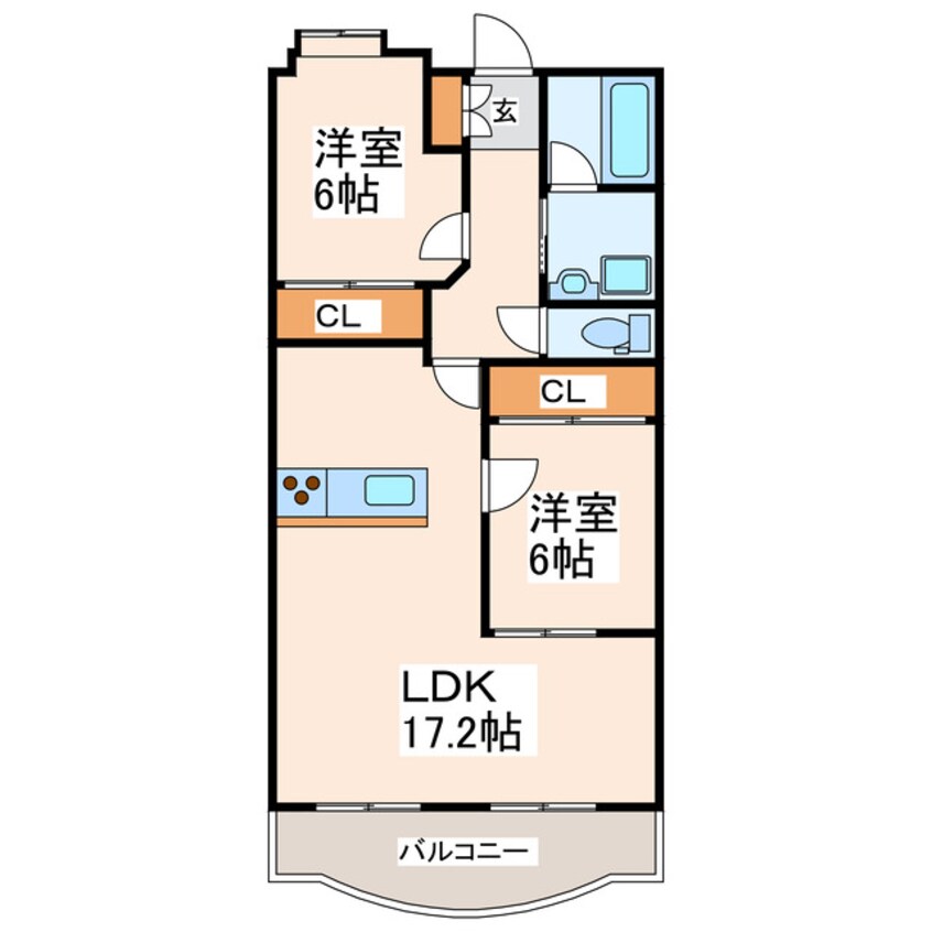 間取図 インフィニティ野中