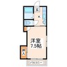 プラシーボ蓮台寺 1Kの間取り
