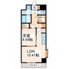 ネオステーション 1LDKの間取り