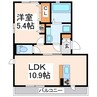 サニーフラット８８ 1LDKの間取り