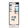 ＯＳガーデン 1Kの間取り