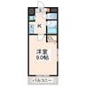 ＯＳガーデン 1Kの間取り