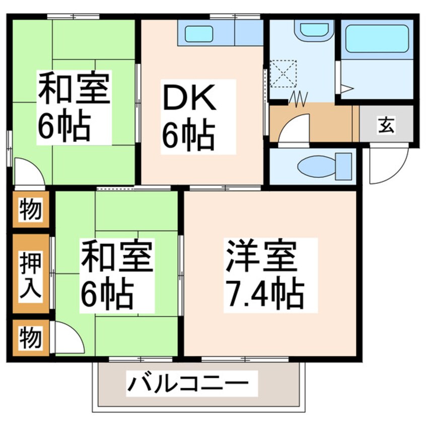 間取図 フレグランス蓮台寺