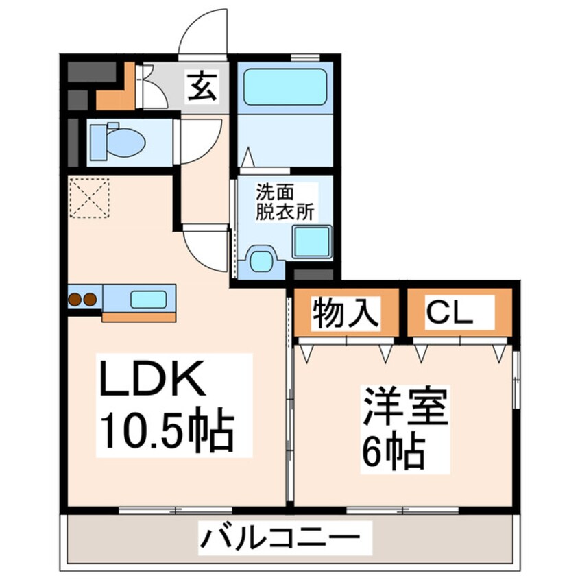 間取図 メゾン木棉葉