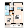 グランフィーネ春日 1LDKの間取り
