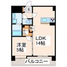 グランフィーネ春日 1LDKの間取り
