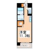 熊本市電Ａ系統<熊本市交通局>/二本木口駅 徒歩6分 3階 築6年 1Rの間取り