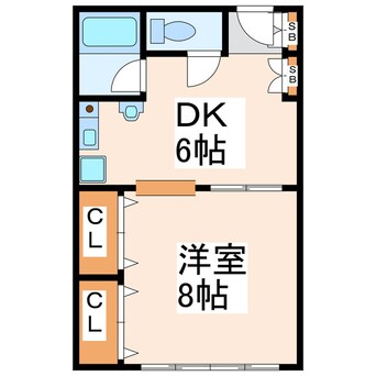 間取図 ヴァルール熊本駅前