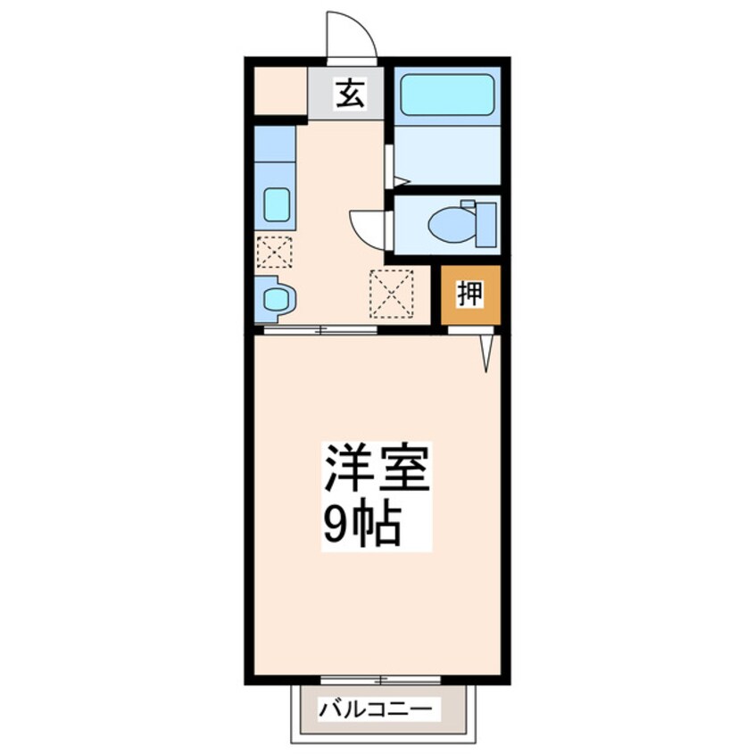 間取図 ビレッジ池亀