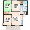 サンパークハイツ 3LDKの間取り