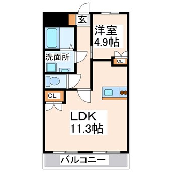 間取図 ＭＡＪＵＳＴＥＲ