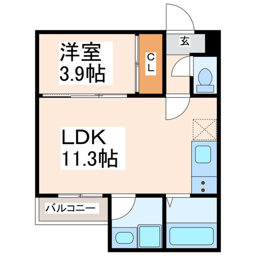 間取図 ＧＲＡＮＤＴＩＣ　輝