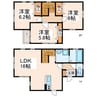 グランディール西 3LDKの間取り