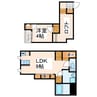 CB熊本サニーヒル 1LDKの間取り