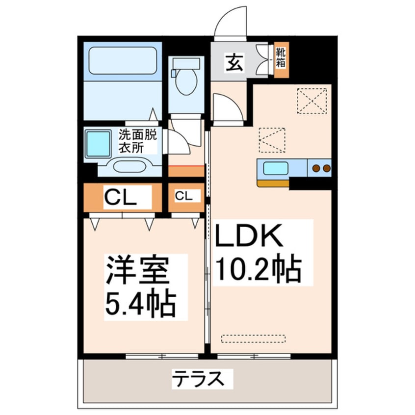 間取図 スカイパレ
