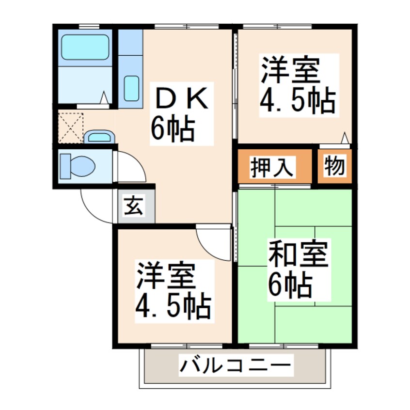 間取図 ファームＡ