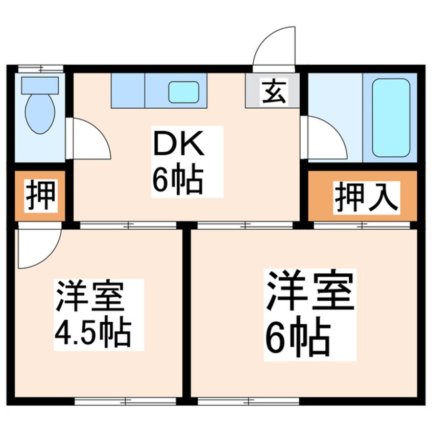 間取図 サンハイツ