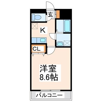 間取図 パークサイド島崎