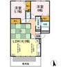 グレイスコート 3LDKの間取り