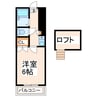 レオパレス弥生 1Kの間取り