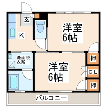 間取図 コーポフレンド