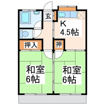 間取図 サンハイツ