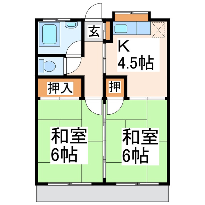 間取図 サンハイツ