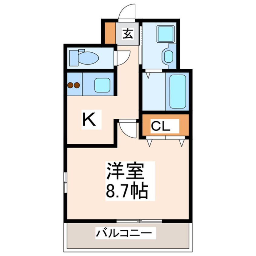 間取図 クロノス29新町