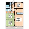 三和ビル 3LDKの間取り