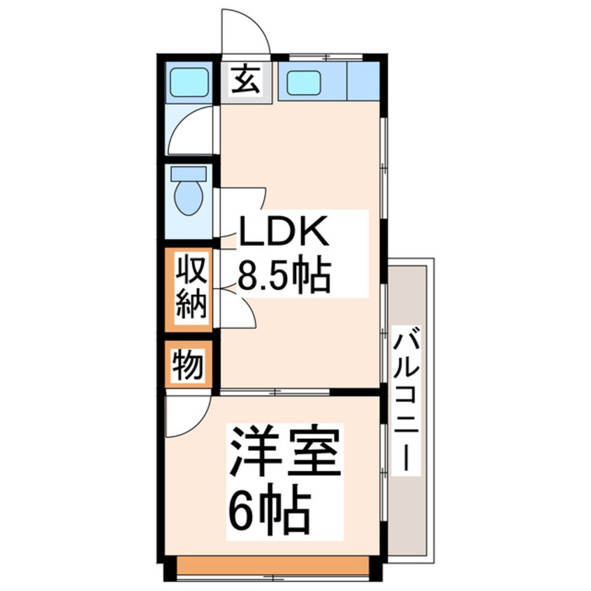 間取図 アニバーサリー新町