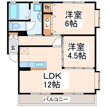 間取図 アクアハイツ