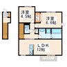 D-room中原町 2LDKの間取り