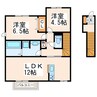 D-room中原町 2LDKの間取り