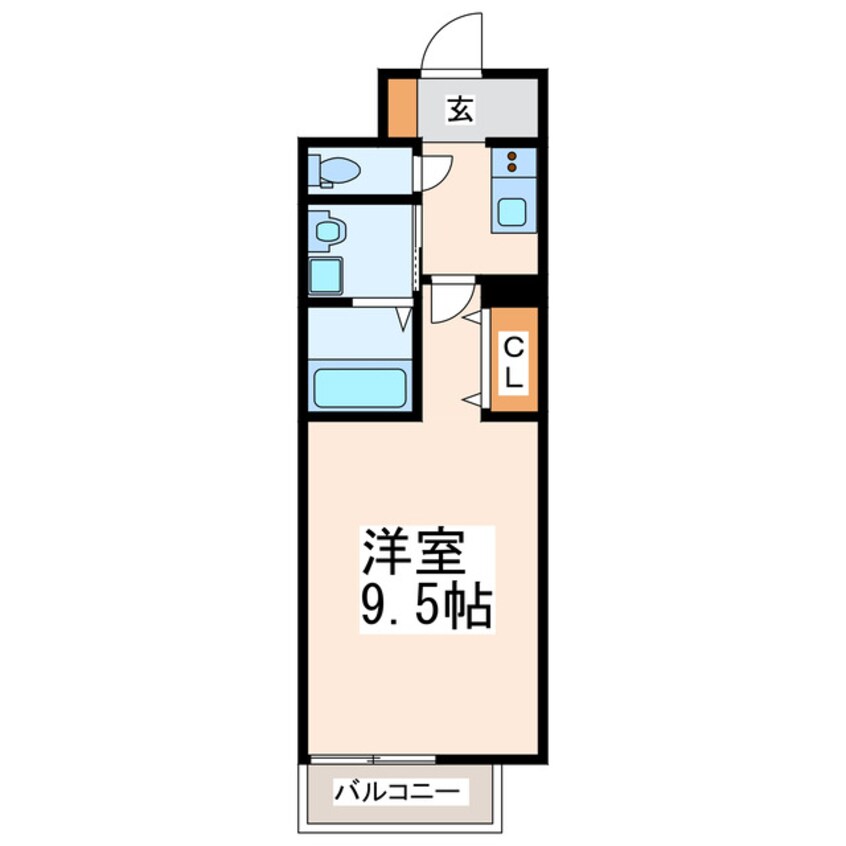 間取図 クロノス32小沢町