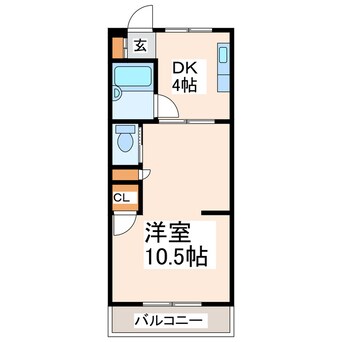 間取図 二本木ヒルズ